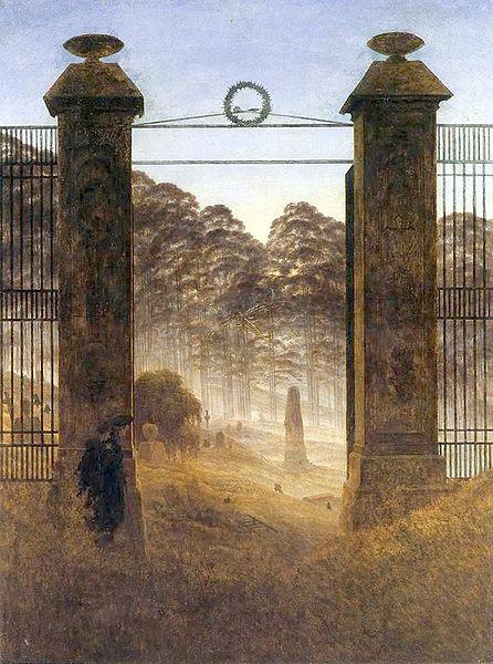 Caspar David Friedrich Friedhofseingang China oil painting art